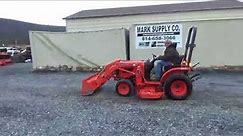 2012 Kubota B2920 Compact Tractor Loader Belly Mower 4X4 For Sale