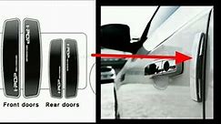 How To Install Car Door Guard of nexa Baleno accessories