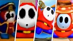Evolution of Shy Guy in Super Mario Party Games (1998 - 2018)