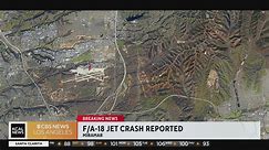 F/A-18 fighter jet crash reported near San Diego