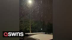 First snowfall recorded in Florida, USA since 2018 was recorded on Monday - video Dailymotion