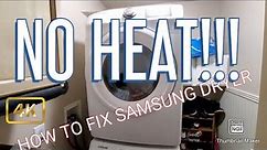 Samsung dryer not drying clothe Samsung dryer not heating up How to fix Samsung dryer DV42H5000EW/A3
