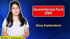 Lec 11: Second Normal Form in DBMS | 2NF in DBMS | Normalization in DBMS