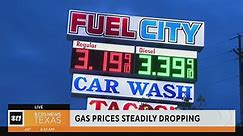 Gas prices dropping in North Texas, for now