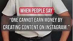 Here are the top ways to earn money on Instagram 💸1. Sell a course: Yes, you can use Instagram to sell your course. Share testimonials of your course to create FOMO! Invest in ads and automation to sell your course.2. Become a social media manager: You can easily earn around 20-50k per month by handling accounts of different brands. Simply provide them content, manage their posting, descriptions, and more.3. Partner with brands: Once you have good reach and engagement, you can partner with bran