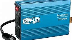 Tripp Lite 375W Car Power Inverter with 2 Outlets, Auto Inverter, Ultra Compact (PV375) Blue