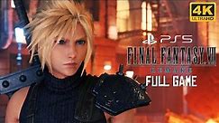[4K UHD] Final Fantasy 7 REMAKE - PS5 - FULL GAME - 4K HDR Full Gameplay