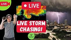 LIVE STORM CHASING: Storms impacting Dallas/Fort Worth in North Texas! 3-21-2024