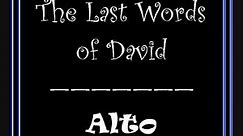 The Last Words of David Alto