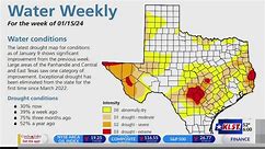 Latest Texas drought map shows drastic improvement