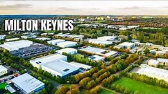 MILTON KEYNES UK - BY DRONE [4K] - DREAM TRIPS
