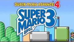 Super Mario Advance 4 (Mario 3) Gameboy Advance Full Playthrough