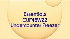 Essentials CUF48W22 Undercounter Freezer - White - Quick Look