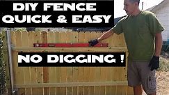 DIY Menards premade fence panels ON a BUDGET