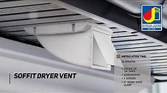 Soffit Dryer Vent - Installation: Dundas Jafine