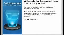 How to install disk internal reader to read the linux files from window