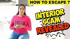 Interior Kitchen Cabinet Scam Tamil | How to Escape | Tips & Save Money
