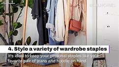 7 Ways To Make A Clothing Rack Look Good | Real Homes