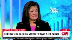 Squad Democrat clashes with CNN host over lack of widespread condemnation of Hamas' use of sexual violence