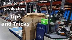 How to pull production at a Walmart Distribution Center as an Freight Handler!