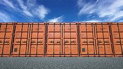 Shipping Container Doors Opening