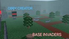 Roblox, Obby Creator, Base Invaders