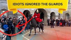 IDIOTS IGNORED THE KING’S GUARD AND THE ARMED OFFICER