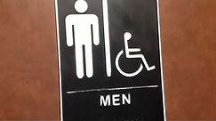 Bathroom Tour: American Standard Urinal And Toilet At Burger King