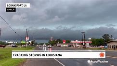 Severe storms rumble into Louisiana