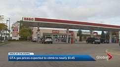 Toronto-area gas prices expected to reach record level Thursday