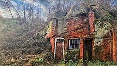 Abandoned House Hidden In The Rocks! Lost and Abandoned in the Woods