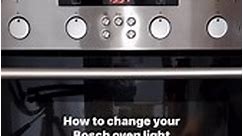 How to change your Bosch oven light bulb 💡 #bosch #boschprofessional #boschappliances #kitchenappliances #homeimprovement #kitchentips #appliancerepair #lightingsolution #lighting #homemaintenance #totalappliancerepaircentre Need an oven repair? Give us a call ☎️ 1800 601 901 and let our experts help you today! | Total Appliance Repair Centre Sydney