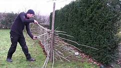 how to make a wattle fence