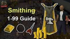 OSRS Smithing Guide 1-99 Fast Best New Video 2023