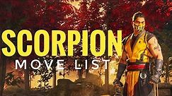 Mortal Kombat 1 | Scorpion Move List