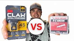 3M Claw vs. Drywall Anchor - Hanging Heavy Items on Drywall