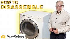 Dryer Troubleshooting: How to Disassemble a Whirlpool Front-Load Dryer | PartSelect.com