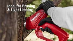Homelite 12 V Lithium 6 in. Battery Pruning Mini Chainsaw with Internal 2.5 Ah Battery and Charger HOMCS10