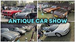 ANTIQUE CAR SHOW 2024 KARACHI | (ft: HONDA NSX, PORSCHE 911, FORD MUSTANG) | Vlog #10