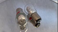 Alopee 12-15V DC 1157 LED Bulb Red 2057 LED Bulb 7528 LED Bulb 2357 LED Bulb 33SMD 2835Chip Replacement for LED 1157 Tail/Brake Light Bulb Pack of 2