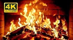 🔥 Cozy Fireplace 4K (12 HOURS). Fireplace Burning with Crackling Fire Sounds. Fireplace 4K