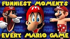 The Funniest Moments in Every Mario Game