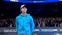 Rafael Nadal continues recovery with New York exhibition game – video