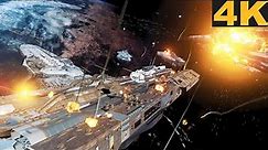 Earth vs Mars Space Battle Olympus & Retribution Destruction Epic FightScenes
