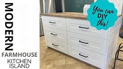 IKEA Hack DIY Kitchen Island~Organizing~How To~Cost