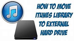 iTunes 11 Tutorial - How To Move iTunes Library To External Hard Drive