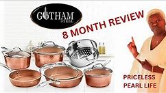 8 MONTH REVIEW | GOTHAM STEEL COOKWARE | YES OR NO? | Priceless Pearl Kitchen Review