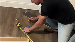 How to install vinyl plank flooring part 9. MISTAKES HAPPEN. #shorts, #remodel.