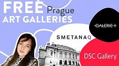 Guide on free art galleries in Prague