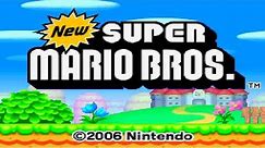 New Super Mario Bros DS. Title Intro High Quality